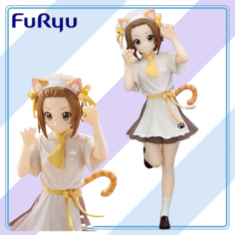 

【100% оригинал】FURYU K-ON! Tainaka Ritsu-Trio-Try-iT фигурка, коллекция серии, модель персонажа из мультфильма, гаражный комплект, подарки, игрушки