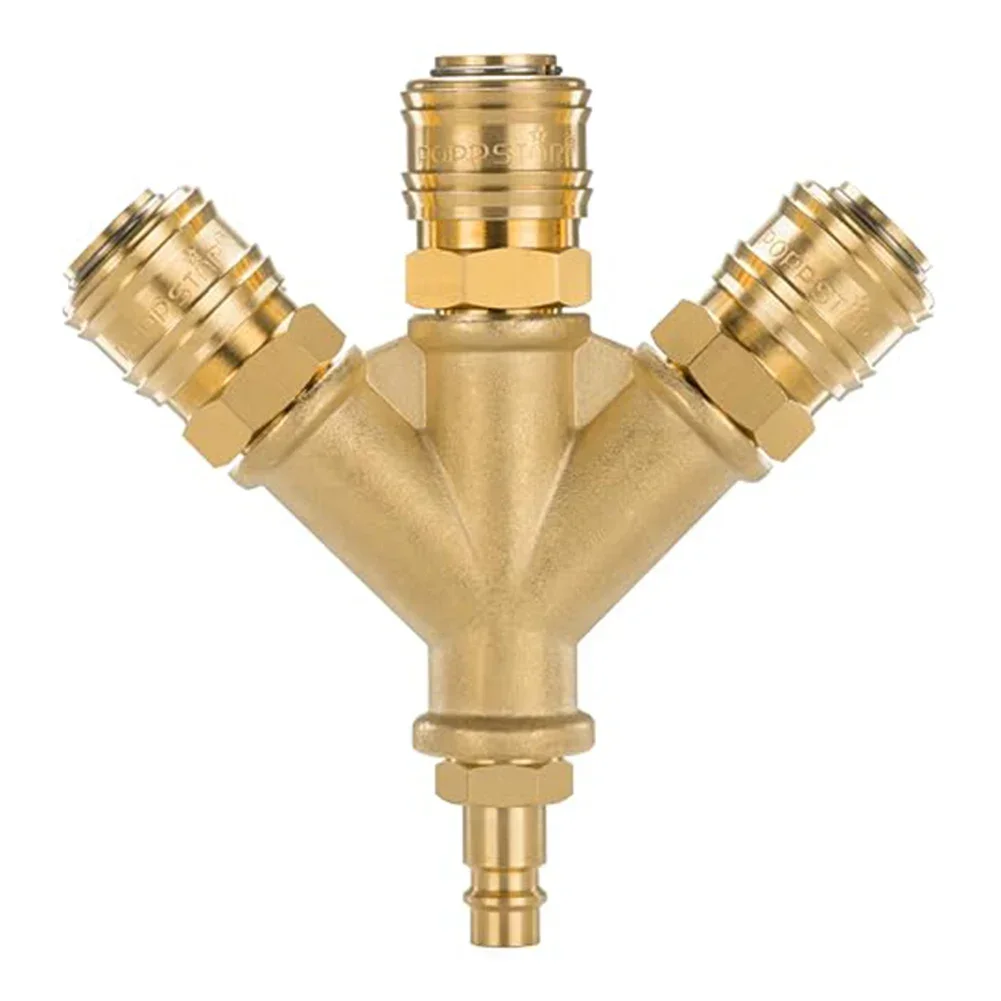 distributore-d'aria-a-3-vie-in-ottone-da-1-4-bsp-con-raccordi-rapidi-per-compressori-industriali-intervallo-di-pressione-20-bar-da-20-a-250°c