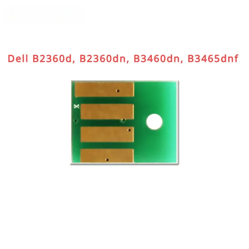 10 x Toner Chip for Dell B2360d, B2360dn, B3460dn, B3465dnf Refill (8,500 pages)