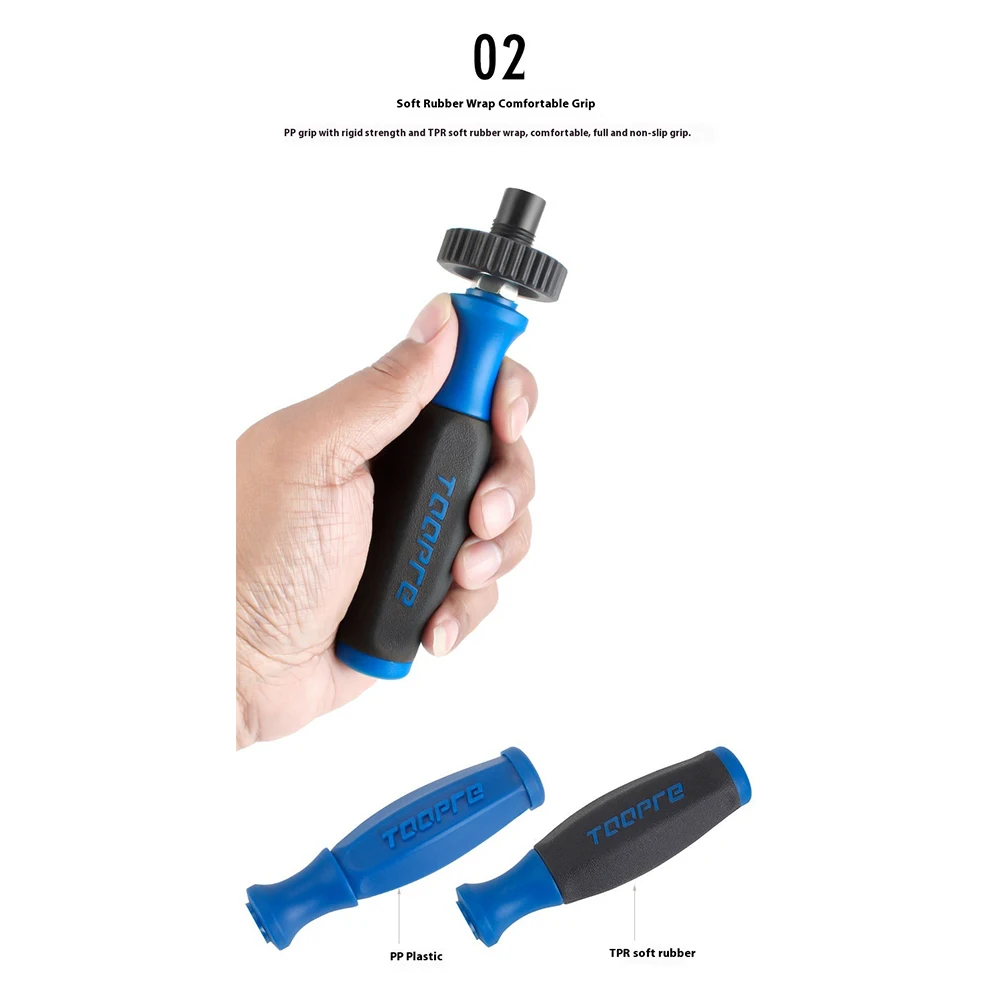 دراجة الظاهري دواسة وجع التناظرية كرنك Derailleur ضبط أداة خيوط أداة إصلاح أداة صيانة الدراجة لدراجة الطريق الجبلية #6