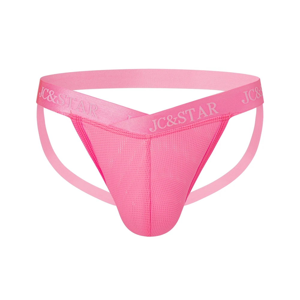 Jockstrap Mens Thong Sexy Underwear Men Briefs Gay Male Panties Penis Pouch G String Bikini Sissy Mesh Underpants Breathable