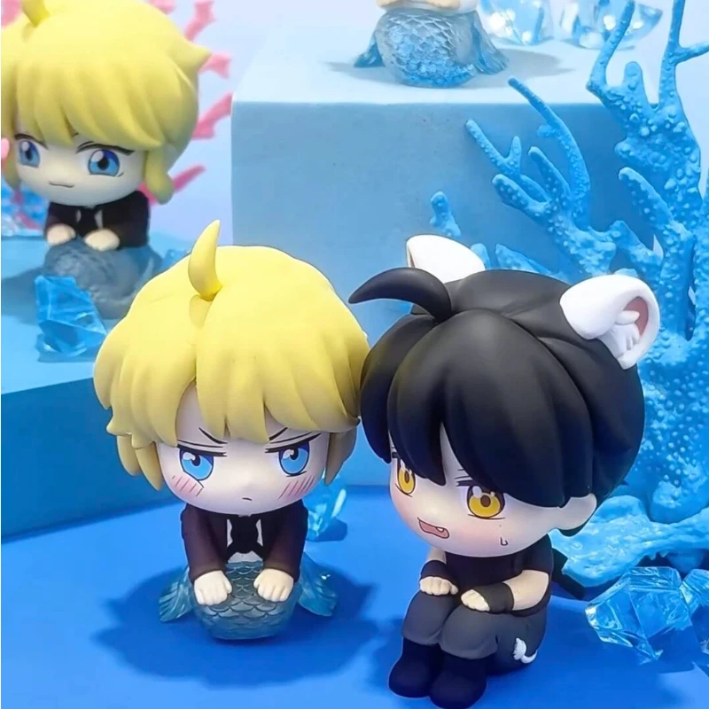 

Подлинная Русалка Fell Sitting Serise слепая коробка аниме периферийные устройства Bai Chunian Lanbo Kawaii коллекция из ПВХ домашний декор игрушка в подарок