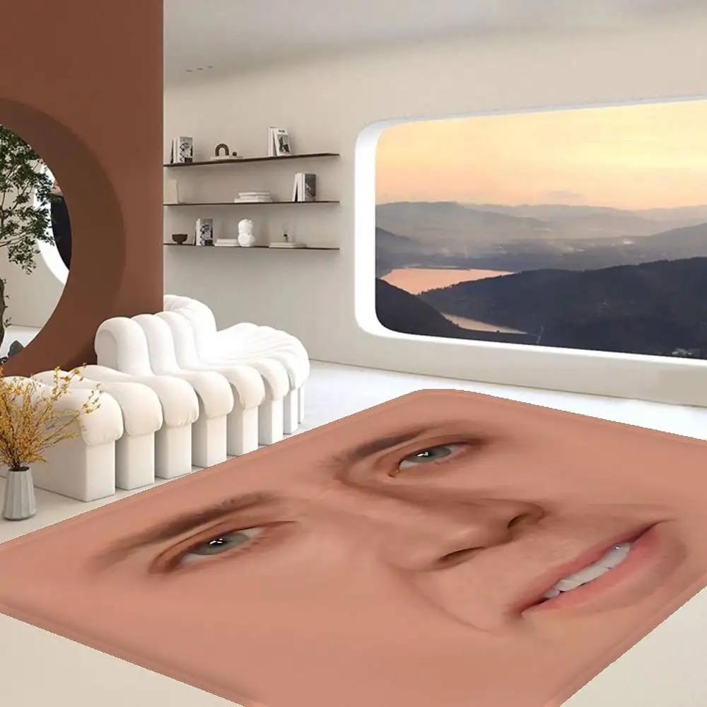 Nicolas Cage Face Door Mat Nordic Style Bedroom Living Room Doormat Home Balcony Anti-Slip Alfombra