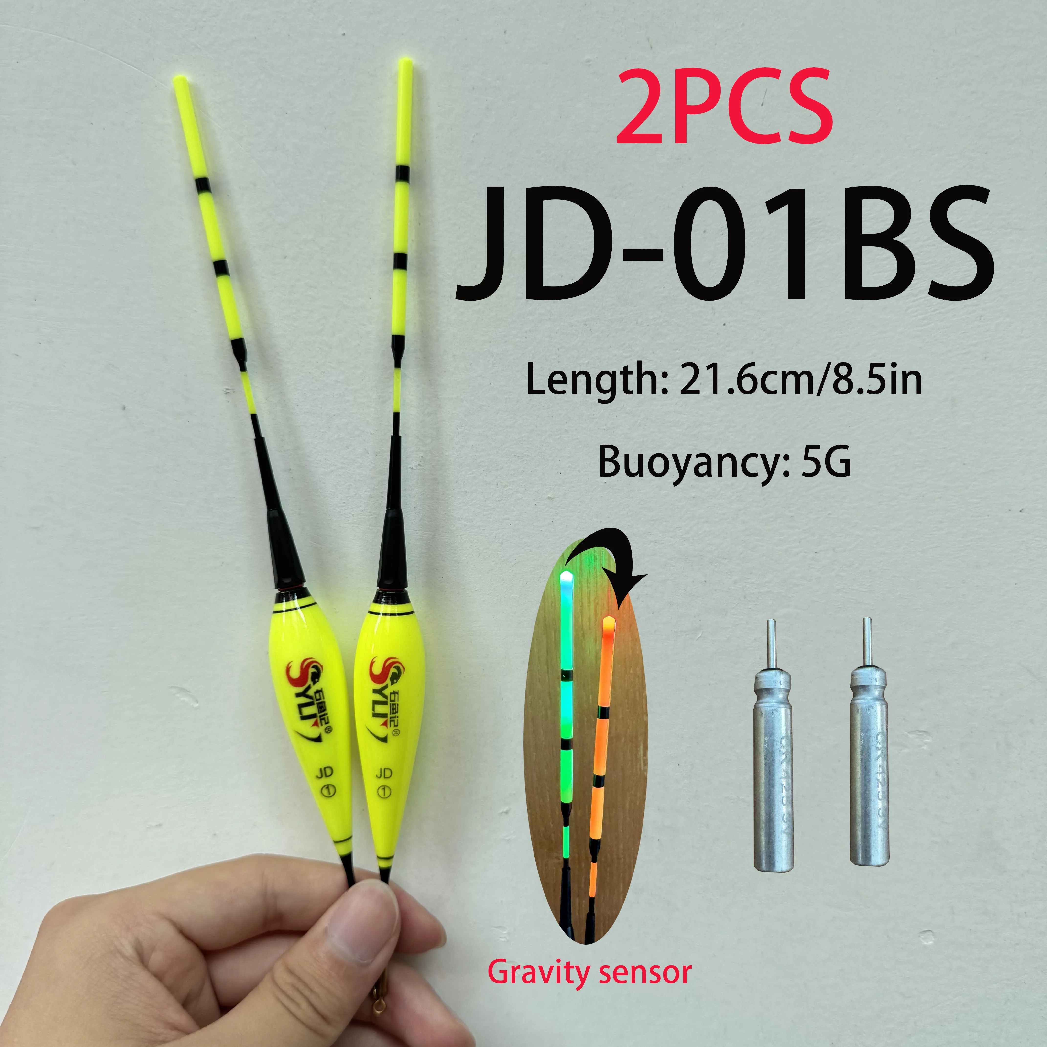 Electronic Float Day and Night Dual-Use Gravity Sensing Color Change Is Clear and Visible