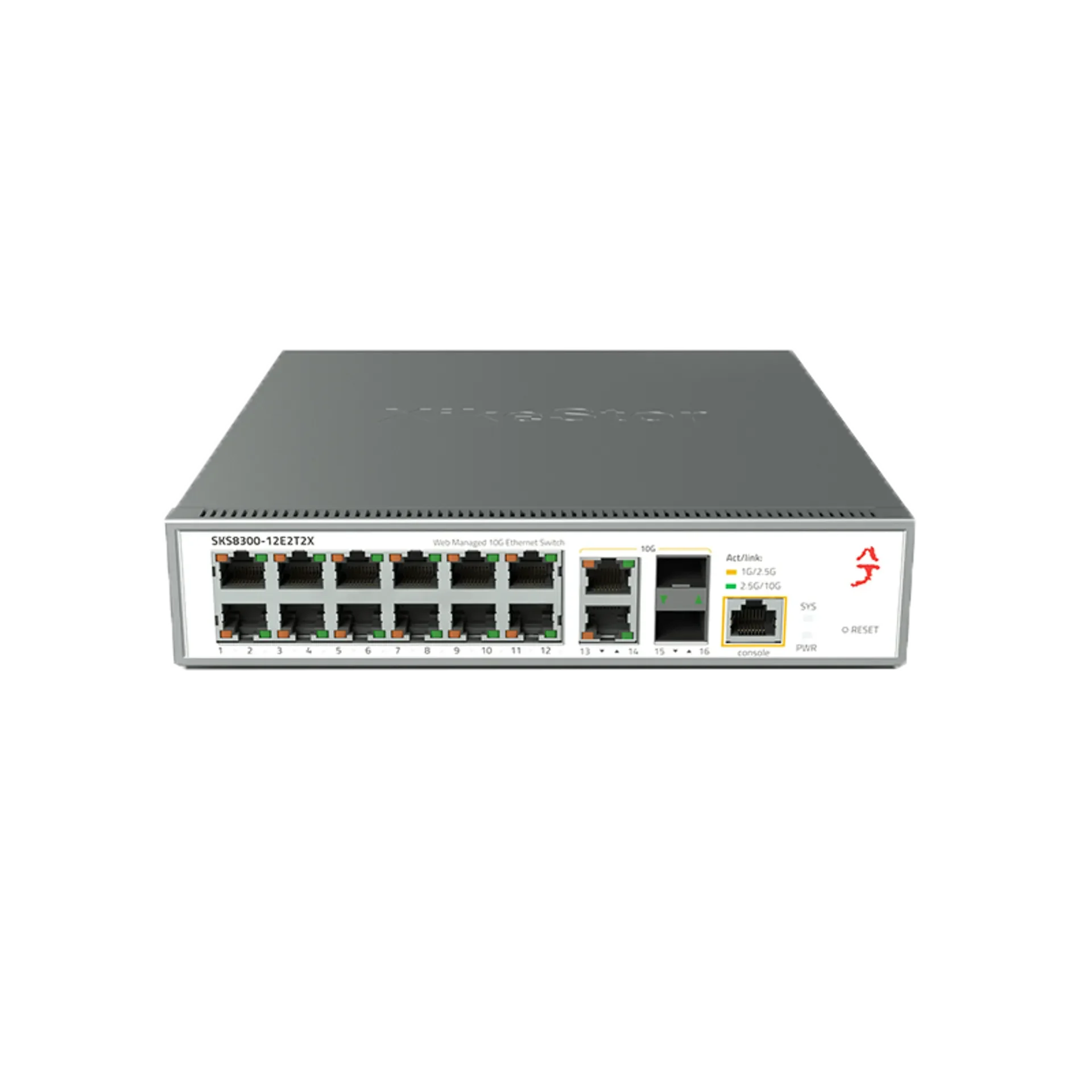 Xikestor SKS8300-12E2T2X 16-Port Layer 3 Managed Switch 12×2.5G