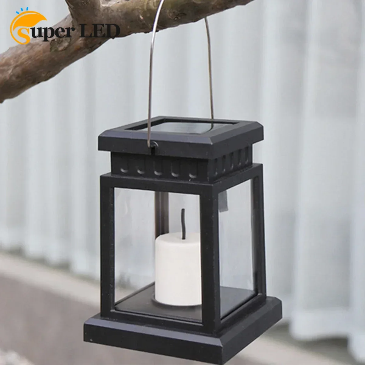 

Outdoor Solar Palace Lantern LED Lawn Lights Standing and Hanging Dual Use Candle Lights Garden Decor Landscape Courtyard Lights