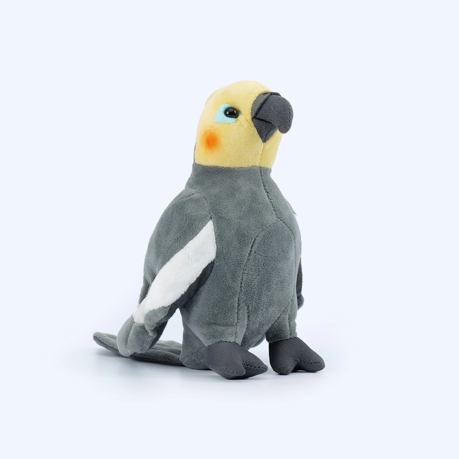 Creative Real Lifelike Parrot Cockatiel Plush Toys Miniature Cute Owl Soft Stuffed Doll Photo Props Home Garden Decor Ornament