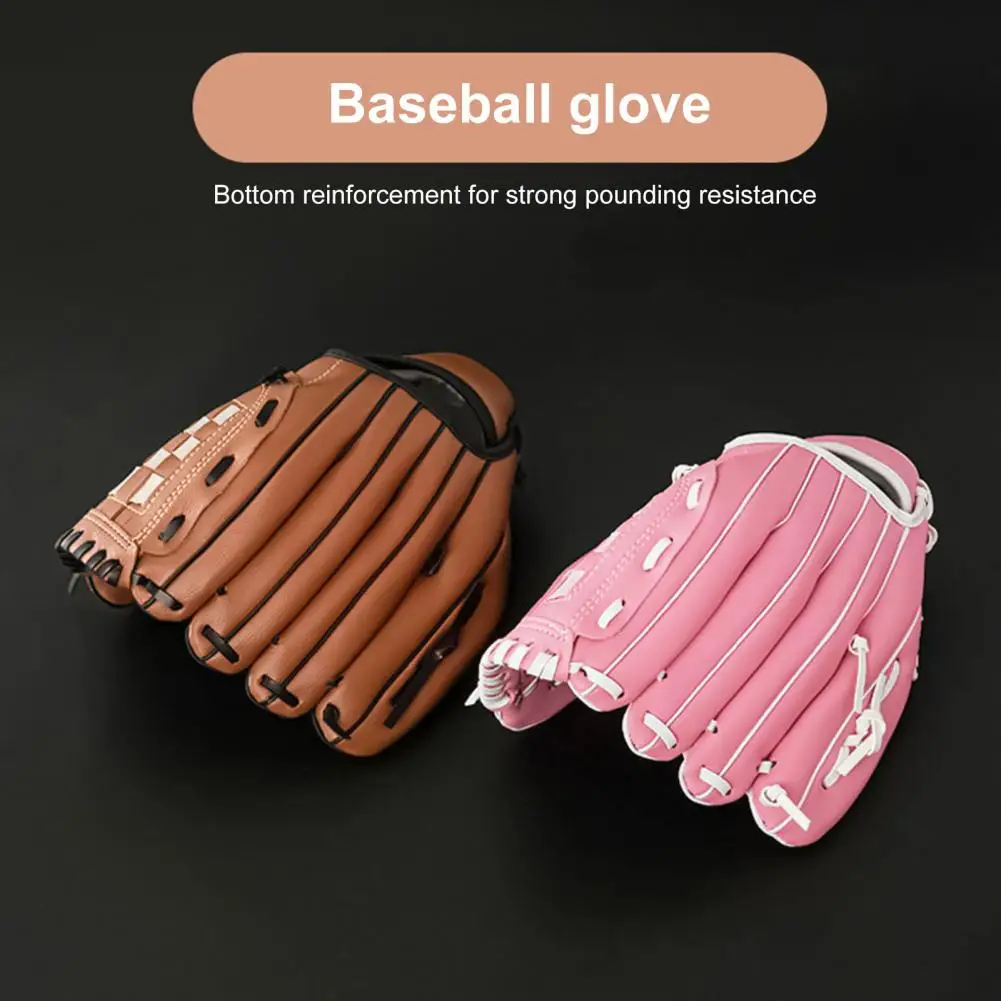 Thickened Thumb Baseball Glove Durable Baseball Batting Glove with Thickened Thumb Reinforced Bottom Sure Catch for Enhanced