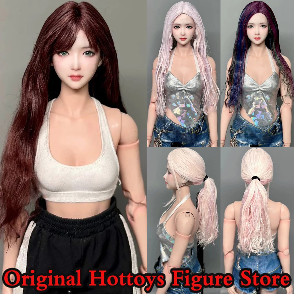 

4 Style 1/6 Scale Female Soldier Scene Accessories Wigs Trend Hair Cover Series For 12-inches Action Figure Model Doll Toys