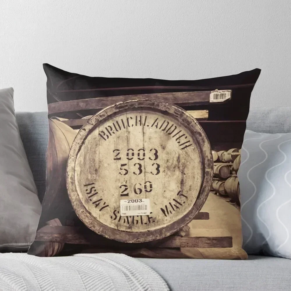 Bruichladdich Warehouse 2003 Cask Throw Pillow Luxury Sofa Cushions Christmas Covers Sofa Cushion Cover pillow