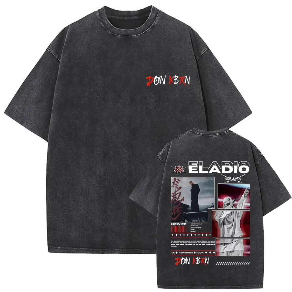 Cerca flapio su AliExpress: T-shirt Eladio Carrion DON KBRN 2025, moda hip hop e stile retrò
