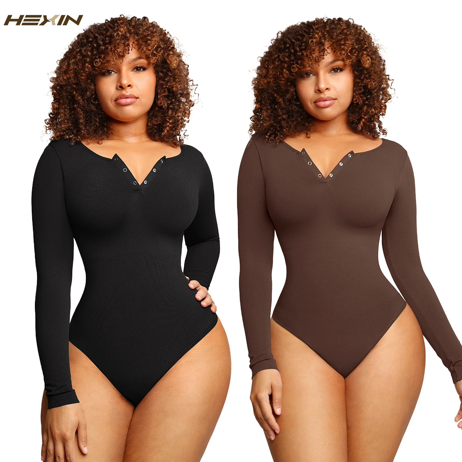 Bodysuit Long Sleeve Women Full Body Shaper Tummy Control Slimming Sheath Butt Lifter Push Up Thigh Slimmer Abdomen Shapers