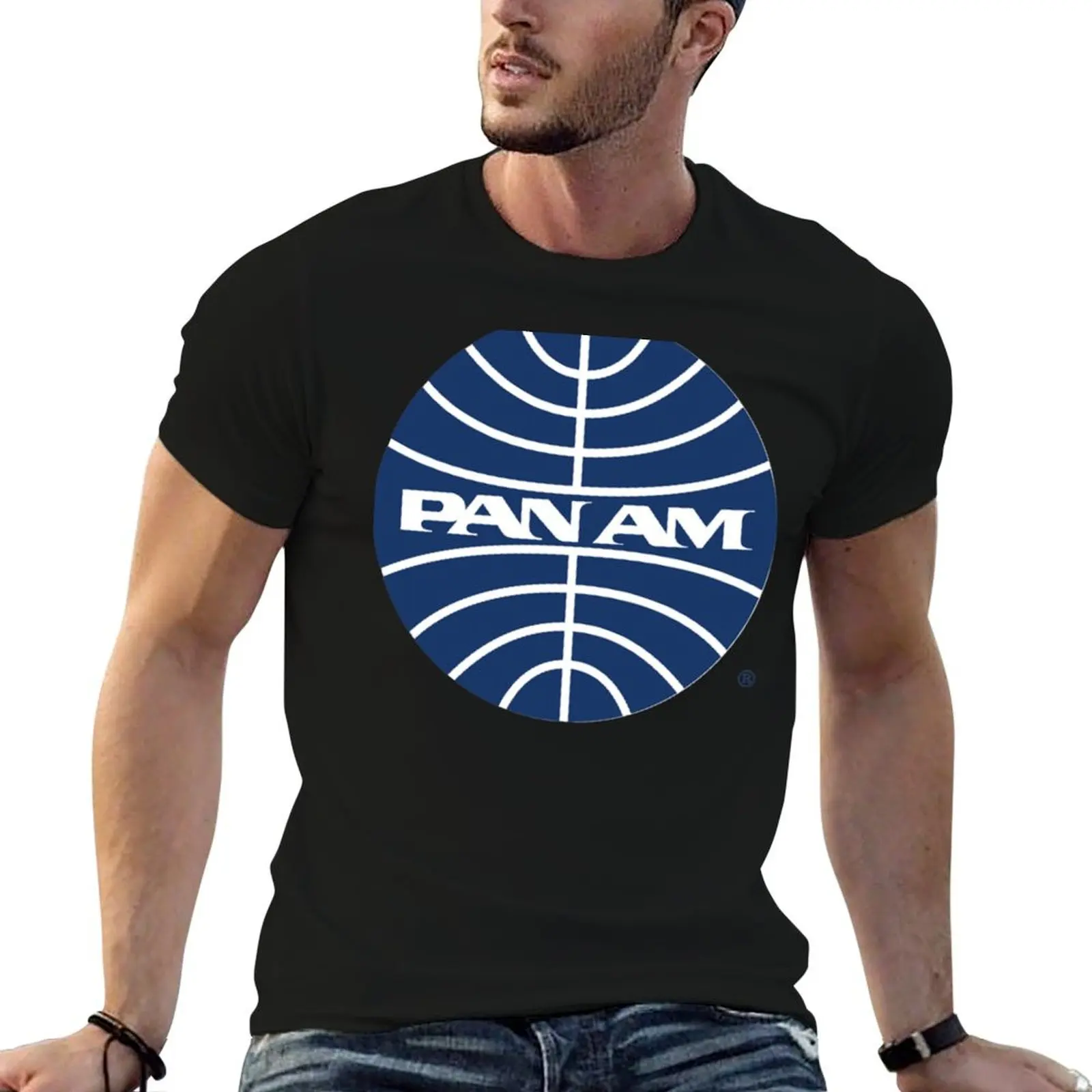 

Pan Am Mid 1950s Globe Inverted T-Shirt t shirt custom print man t shirt summer T-Shirt