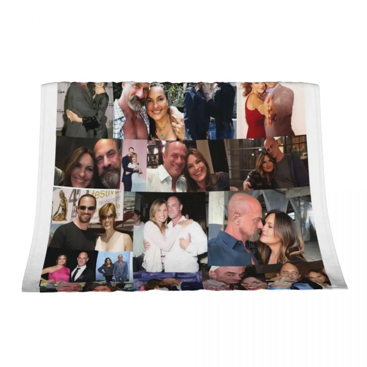 

Chris Meloni and Mariska Hargitay Throw Blanket Single Thermal Beach halloween Blankets