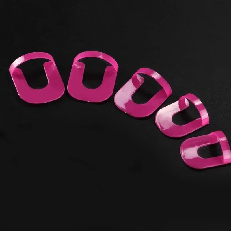 26 stks/set 10 Maten G Curve Vorm Vernis Schild Nail Protector Vinger Cover Morsbestendig Franse Stickers Manicure Nail Art gereedschap