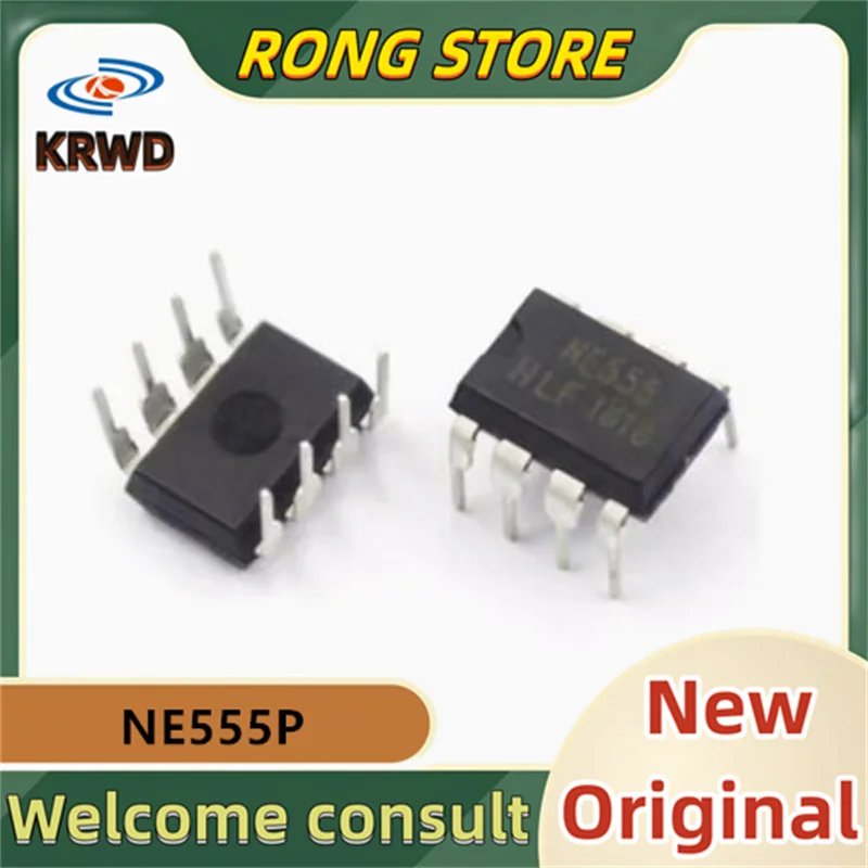 50PCS NE555 New Original NE555P SOP8