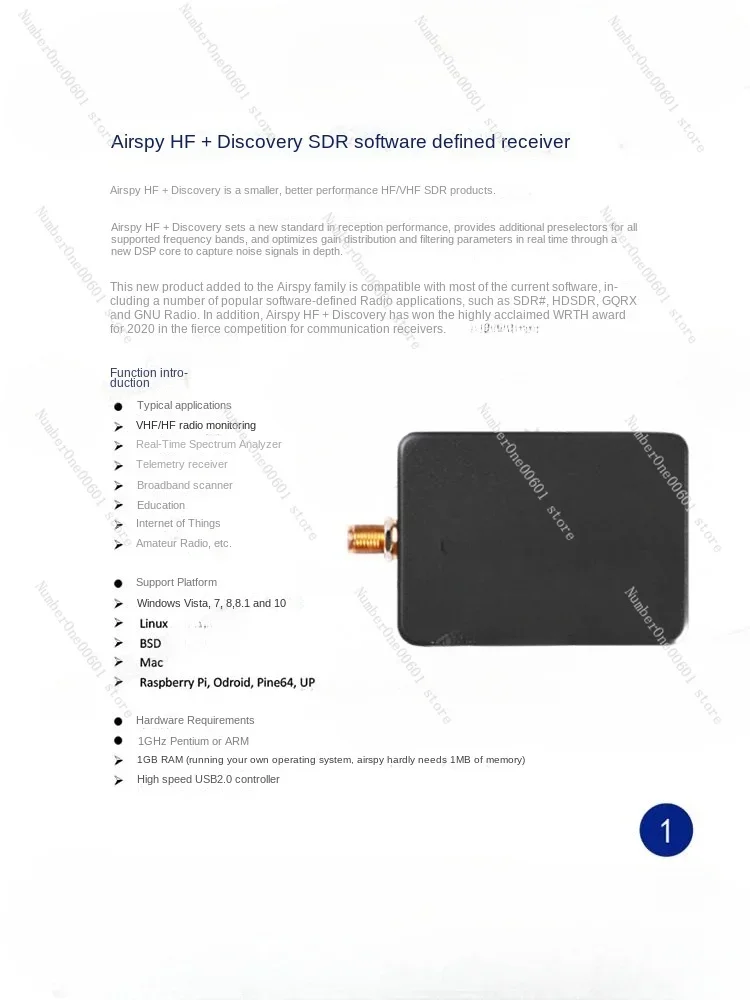 Software-defined Receiver Portable Shortwave High Performance