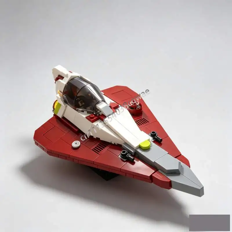 NEW 264Parts Slim Sci Fi Space Starfighter MOC Model Building Blocks DIY Assembly Educational Holiday Collection Display Gifts