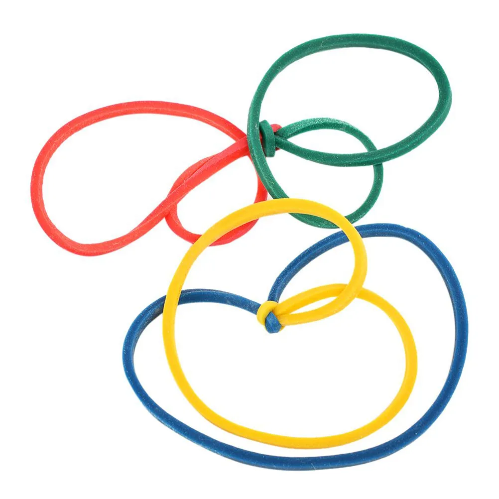 

100Pcs Colorful Rubber Bands Superior Elasticity Flexible Rubber Bands for Tattoo Equipment Stability Supplies