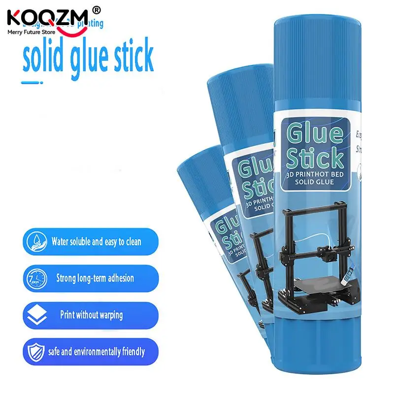 1Pc 3D Printer Glue Sticks Adhesive PVP Solid Glue Sticks Non-toxic Washable For Hot Bed Platform Glass Plate Easy Removing