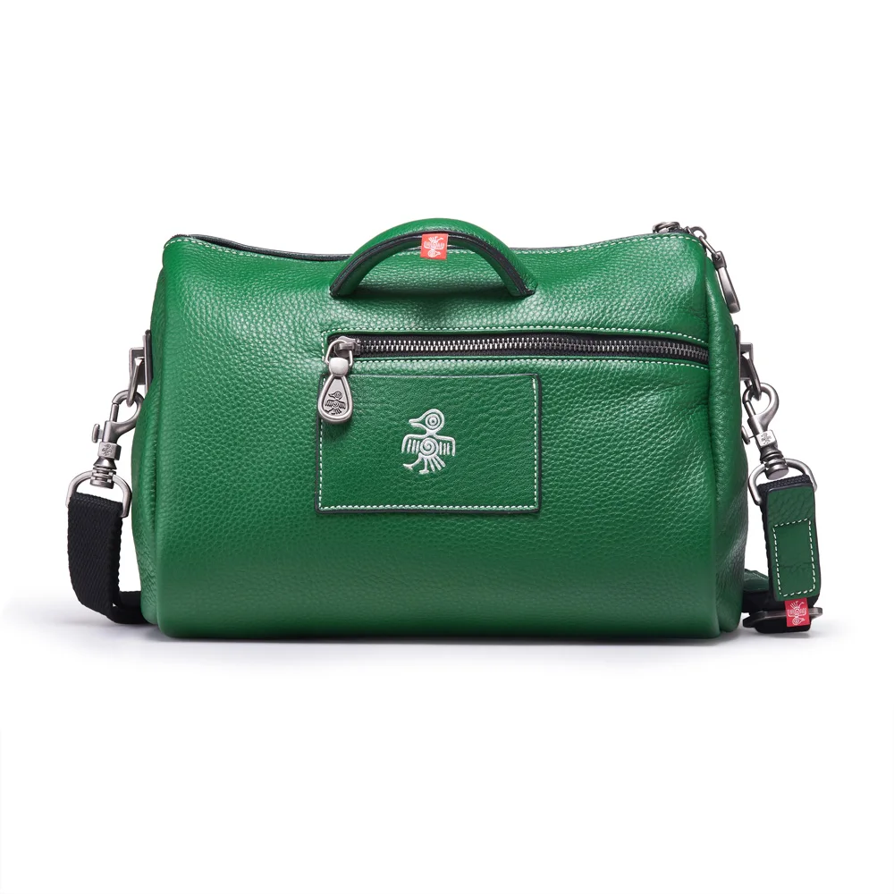 Orabird Green Crossbody Bags for Women Bucket Handbag Luxury Soft Genuine Leather