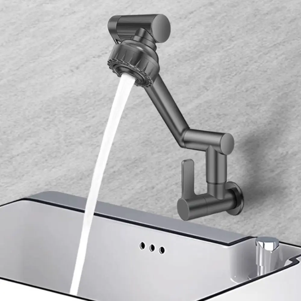 360 ° صنبور ذراع آلي دوار للمياه الساخنة والباردة المرنة 360 درجة ° صنبور بيبكوك دوار قابل للتعديل عالي الضغط مزدوج الوضع #5