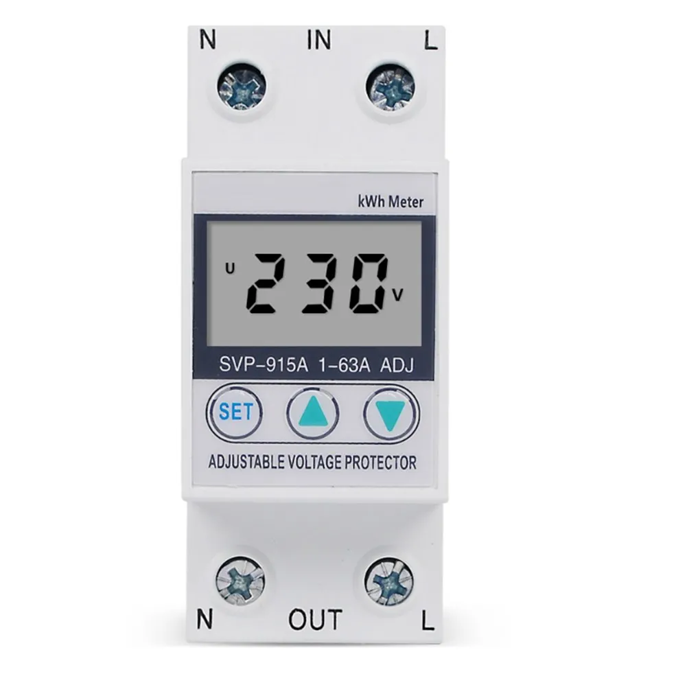 High Capacity Intelligent Voltage Protector with Metering Power Display Efficient Protection Solution for Your Electrical System