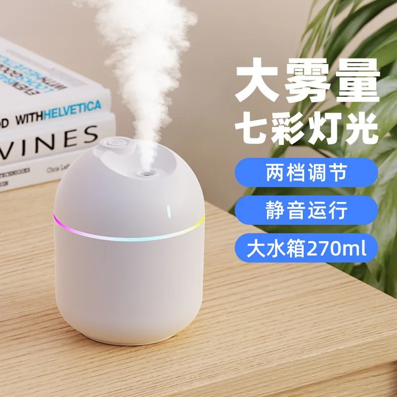 Small USB humidifier for home, bedroom, office, desktop, and classroom use