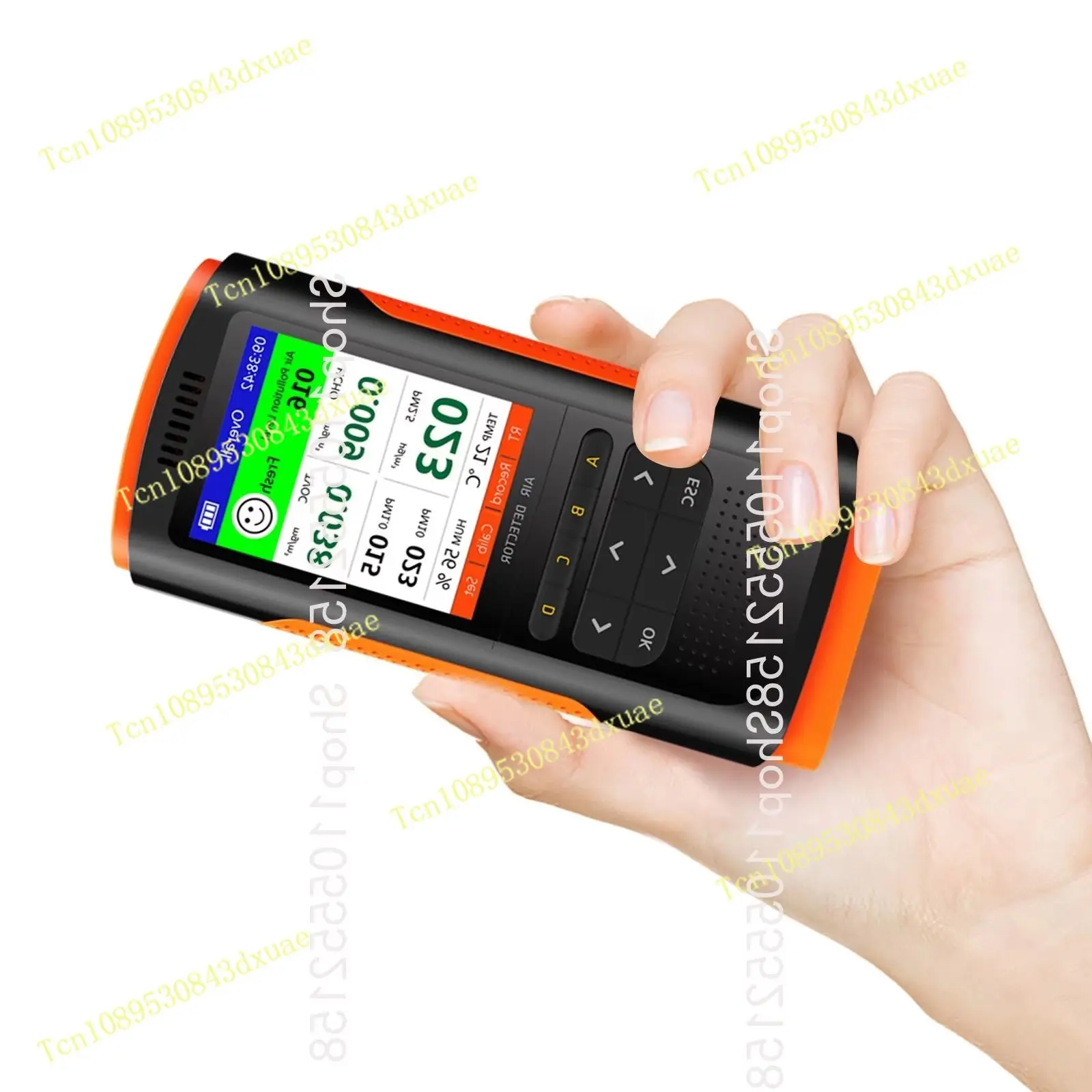 Formaldehyde detector air quality monitor PM 2.5 portable display air pollutants family decoration co2 meter  analyzer