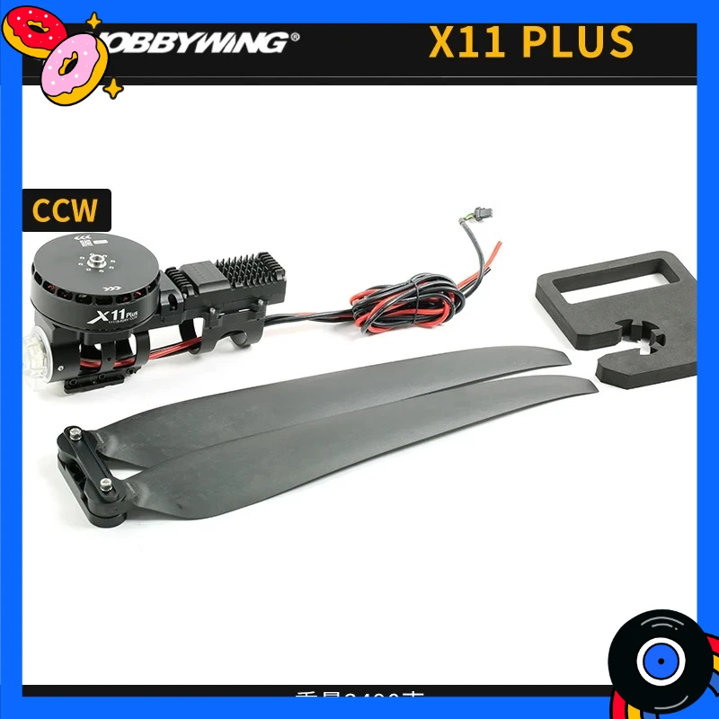 

Original Hobbywing X11 PLUS Power System 4314 propeller 12-14S Motor Maximum Load 36kg for Agricultural Spraying Drone