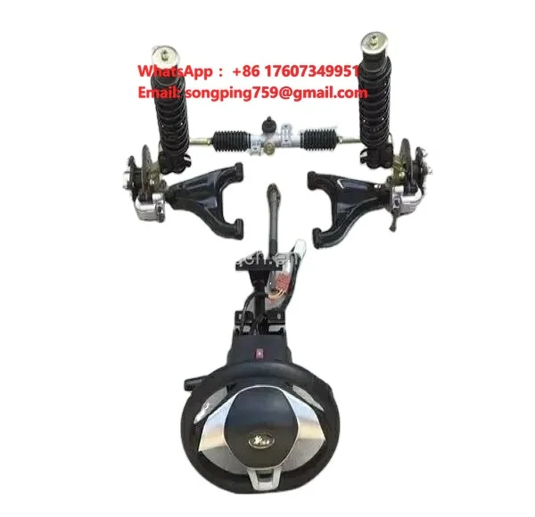 MacPherson Independent Suspension Front Discs  Single Arm  Electric Power Steering  for Ev Logistic Vehicles and 4 Wheels Cars