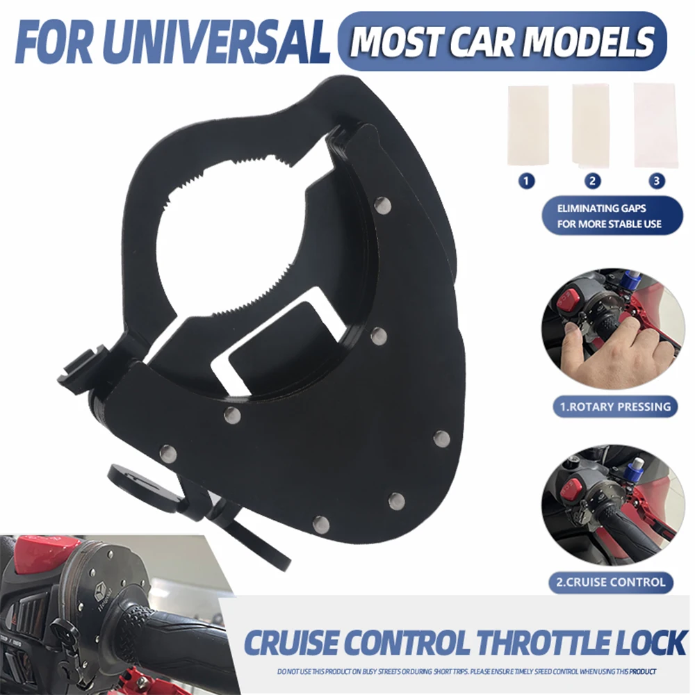 Control de Crucero Universal para manillar de motocicleta, bloqueo de acelerador para BMW, KTM, Suzuki, Yamaha, Honda, Triumph, Ducati, KAWASAKI, accesorios