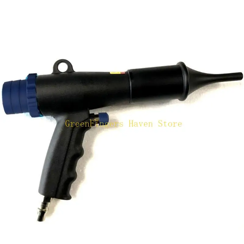 F68D Air Dust Cleaning Guns for Detailed Surfaces Cleanup, Pneumatic Blow and Vacuum Tool for Vehicle Interiors, Work Areas and