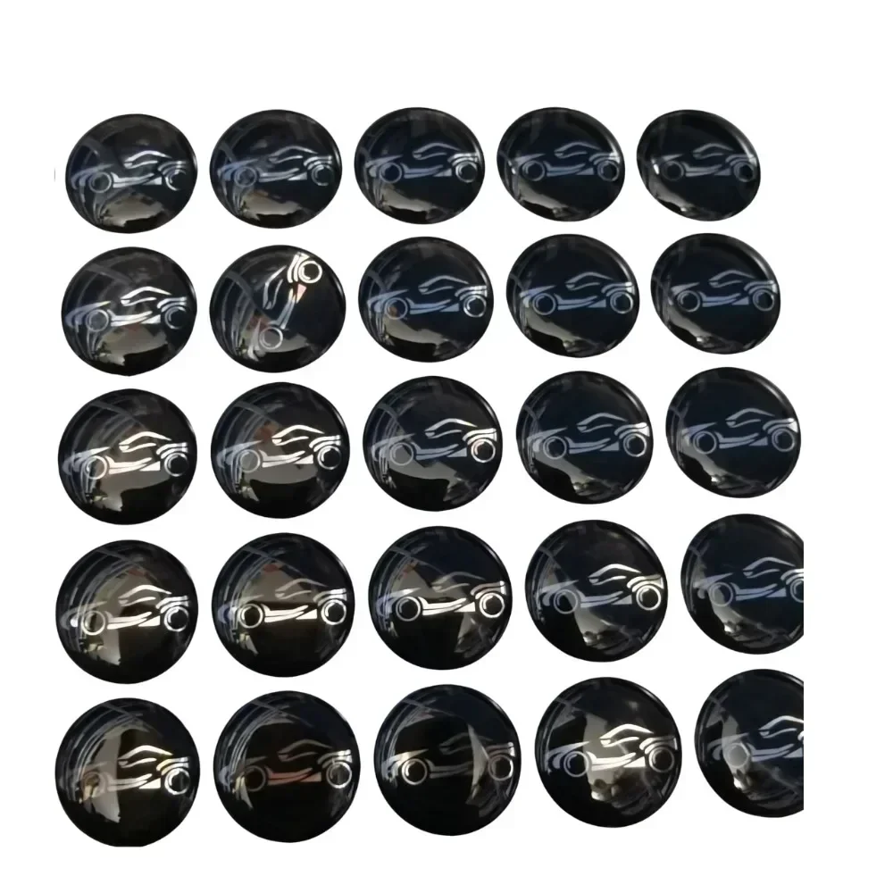 10mm Customized KEYDIY DIY Epoxy Round Sticker Badge Label Emblem Symbol For Xhorse Se-at Car Remote Case Cover Fob Key Shell