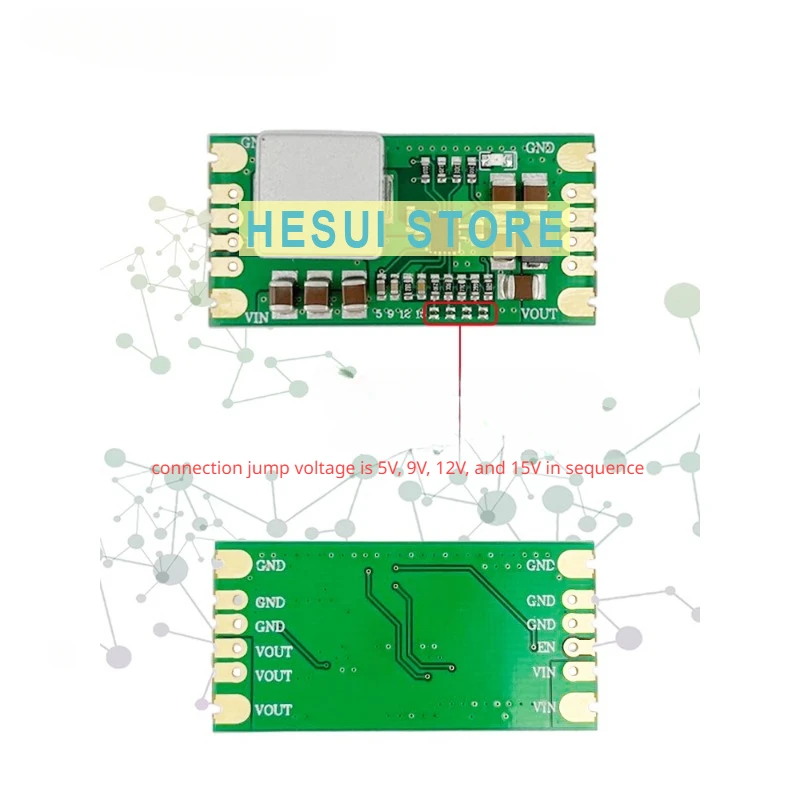 MP3429 Booster module Small size low ripple 21A peak input current