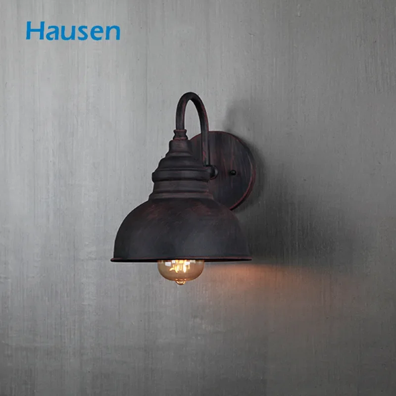 

Waterproof Retro Outdoor Garden Porch Wall Lighting Light for Porch Aisel Stair Courtyard Balcony Villa Vintage Iron Sconce Lamp