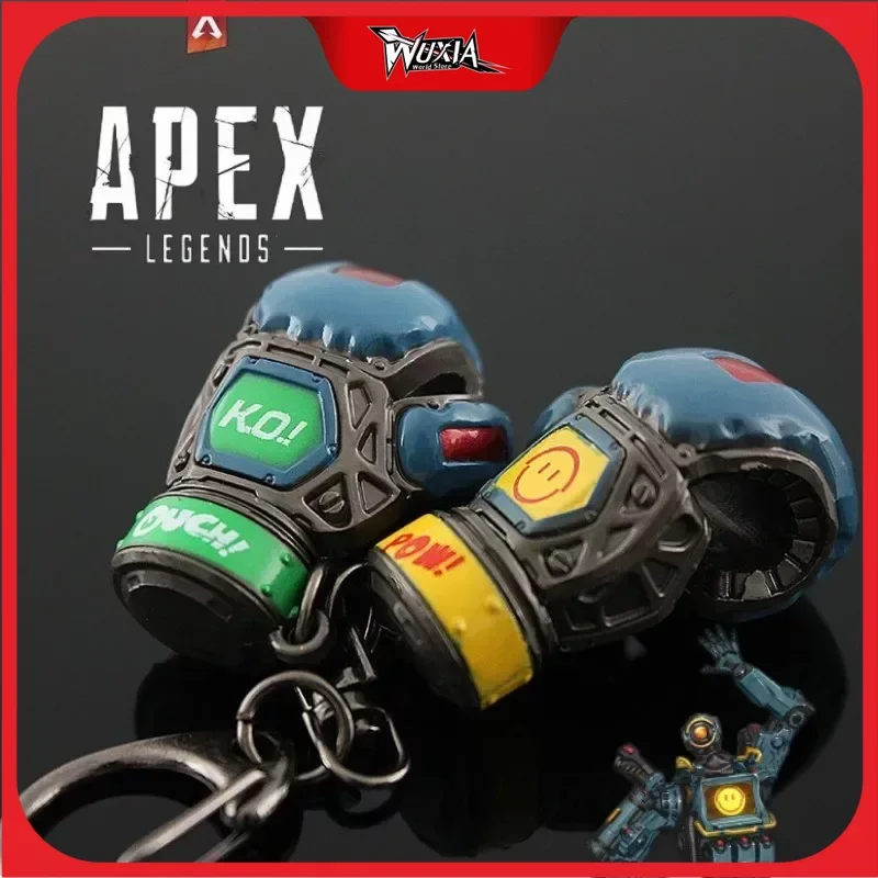 Apex Legends Heirloom Weapons 3.5CM Pathfinder Boxing Gloves Game Alloy Katana Swords Accessories Keychain Model Gifts Toys Boys