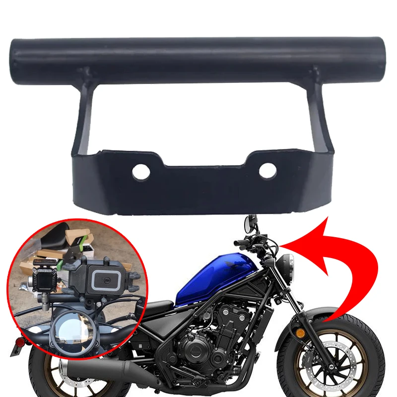 

Motorcycle GPS Navigation Bracket Metal Mobile Phone Stand Holder For Honda Rebel250 300 500 1100 CMX300 500 1100 Accessories