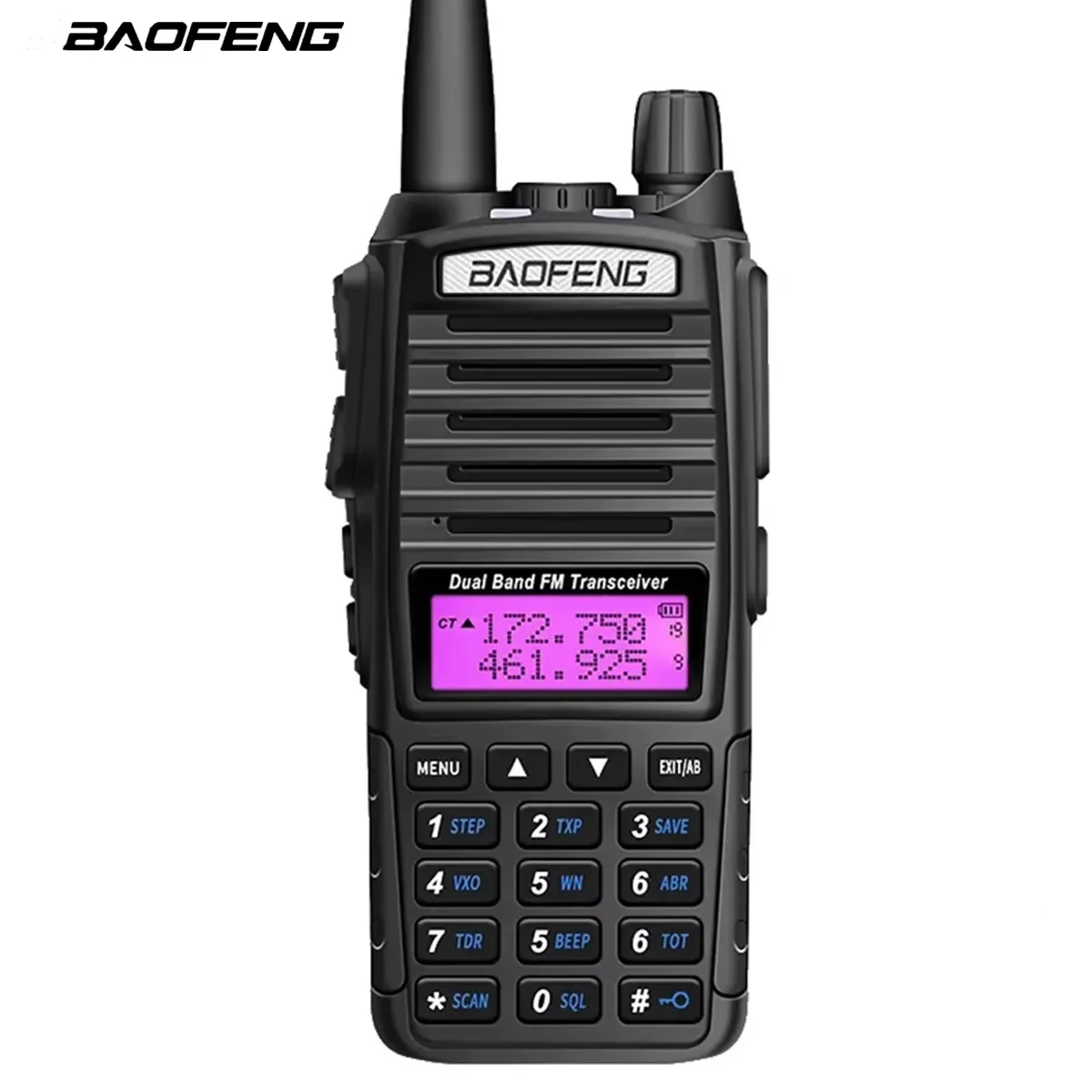 Baofeng UV 82 جهاز اتصال لاسلكي حقيقي 5 واط 8 واط هام راديو Comunicador المزدوج PTT طويلة المدى 2 طريقة المحمولة FM محطة راديو الهواة