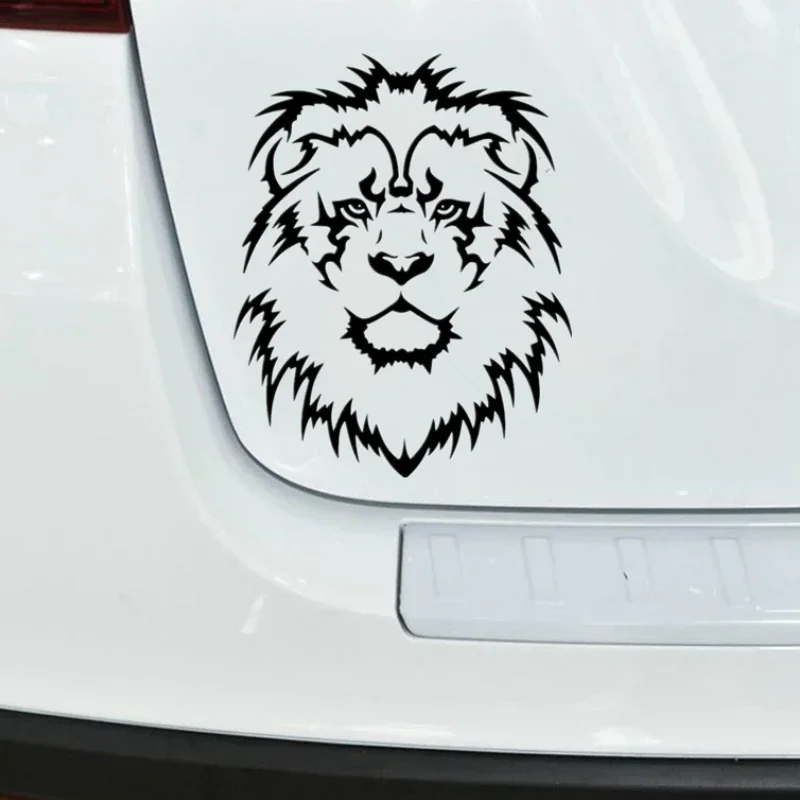 Cool Lion Head Windscreen Car Sticker Automobiles Motorcycles Accessories PVC Decals for BMW VW Audi Octavia Gti