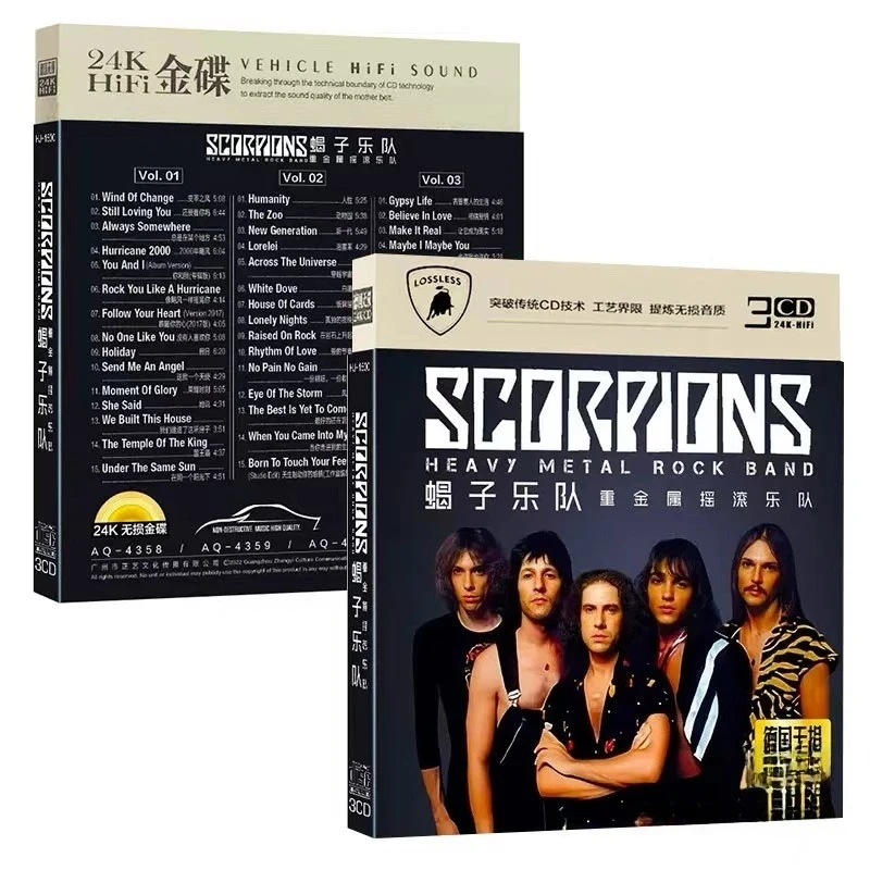 Vintage Heavy Metal Rock Music CD Set, Classic 80s Hard Rock Compilation, 3CD High Quality Audio