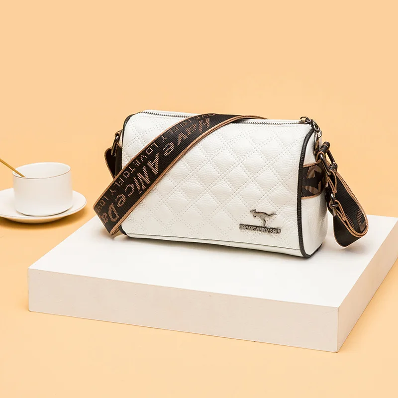 

2025 маленькие сумки для женщин, новая модная сумка через плечо, модная сумка через плечо из мягкой кожи, широкополосная сумка-подушка для женщин