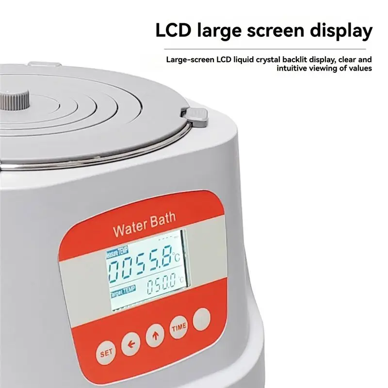 A23F-Digital Timed Constant Temperature Water Bath With Timer To Prevent Burn-Dry Function For Warm Milk, Distilled Water EU Plu