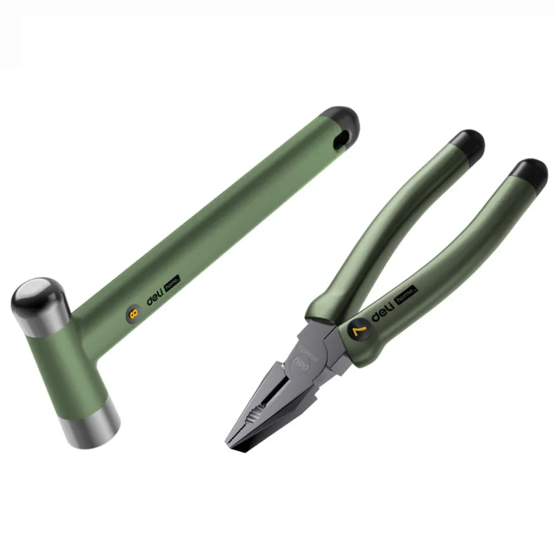 Deli 2/4/6 Pcs Grün Hand Werkzeuge Set Multifunktionale Elektriker Tragbare Werkzeug Sets Haushalts Reparing Kits und Zubehör