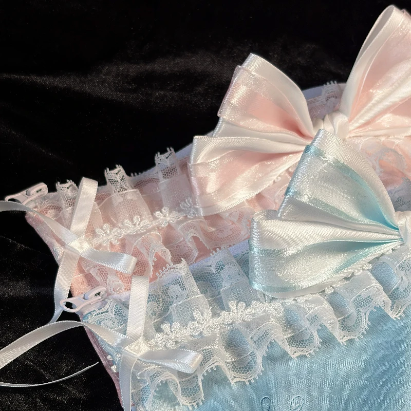 

For Hurricane 3 Princess Headphone Protection Headband Milk Fur Pink Blue Protective Cover Universal Personalization Handmade