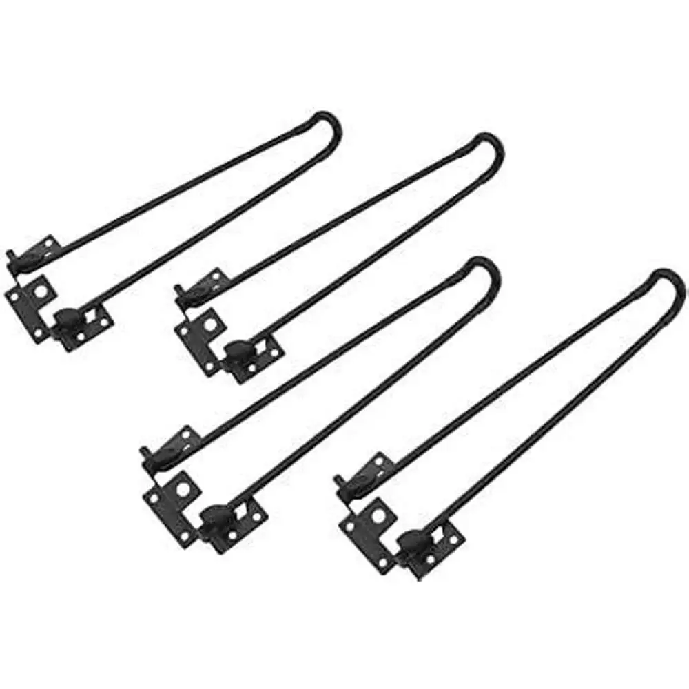 Eapmic 4 pezzi 28,5 '' gambe pieghevoli per tavolo a forcina in ferro massiccio resistenti e facili da installare gambe pieghevoli per tavolino (28,5")