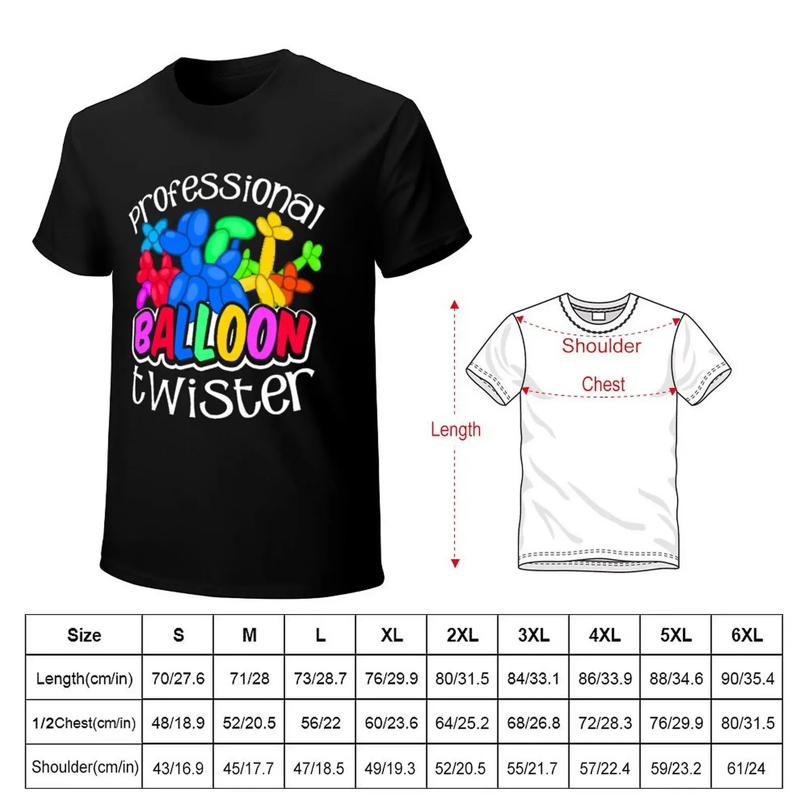 Balloon Twisting Professional Balloon Twister Gift T-shirt sweat oversizeds mens graphic t-shirts hip hop