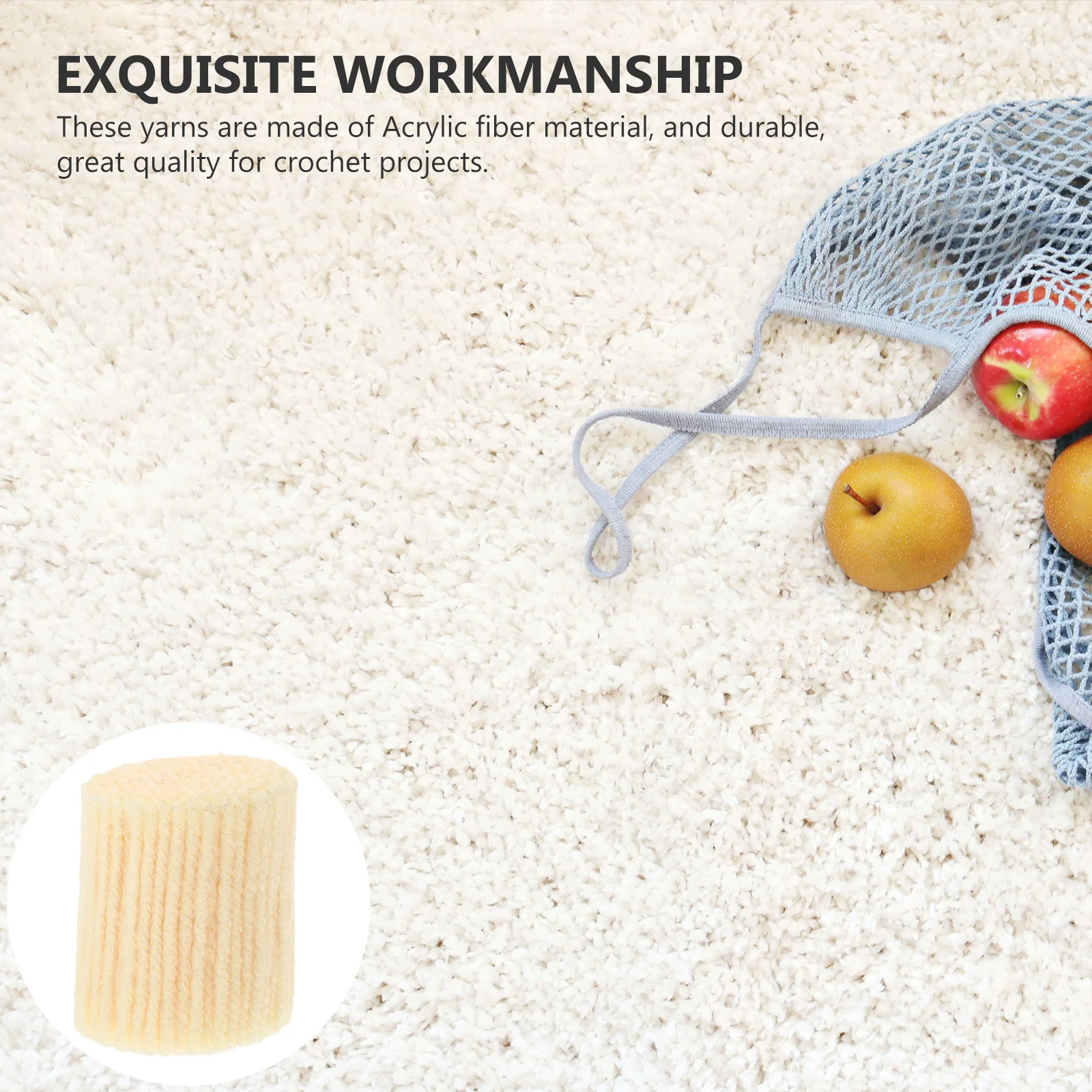 

10pcs 10 Rolls Latch Hook Kit For Diy Carpet Rug Craft Acrylic Fiber Yarn Set Crochet Knitting Wool Thread Pre-Cut Yarn