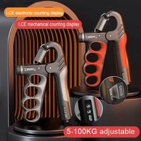 5-100/150kg Hand Gripper Gym Wrist Expander Strength Trainer Grip with Stainless Steel Spring for Strength Training Hand Finger