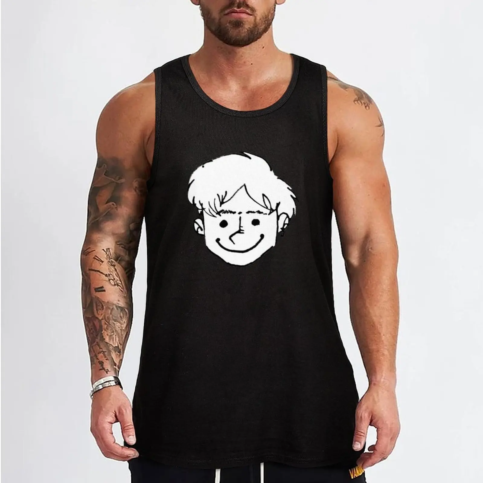 Poorly Drawn Damon Albarn Tank Top best selling products cool things